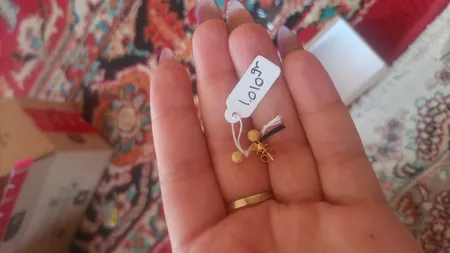 گوشواره طلا 18 عیار زنانه دوست خوب مدل dk472