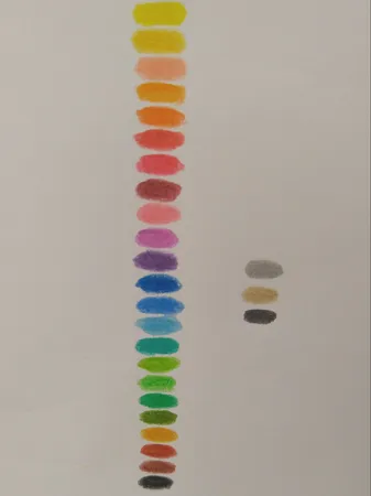 مداد رنگی 24+3 رنگ آریا مدل 3022