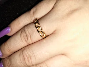 تجریه خرید انگشتر طلا 18 عیار زنانه با طرح کارتیه دوست خوب مدل DK375 سایز 53