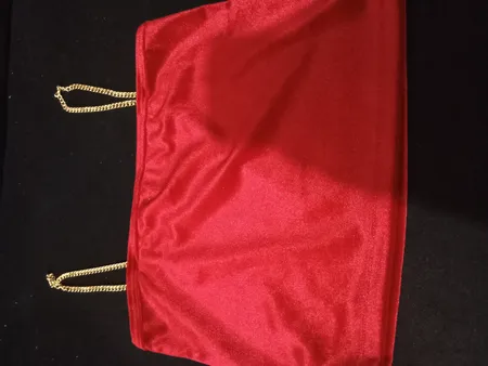 کراپ‌تاپ زنانه مدل مخمل زنجیری