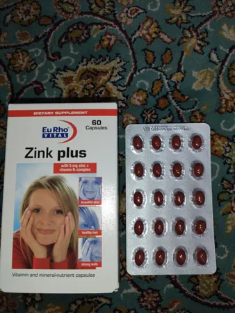 قرص زینک پلاس یوروویتال 15 میلی گرم بسته 60 عددی