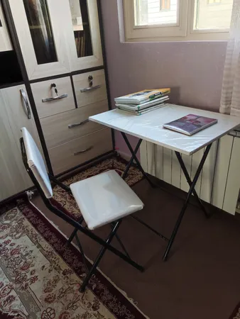 ست میز تحریر و صندلی مدل تاشو و تنظیم شو کد 70