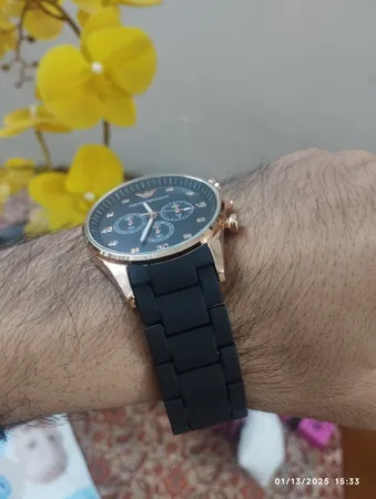 ساعت مچی عقربه ای مردانه کد Emp-Blk