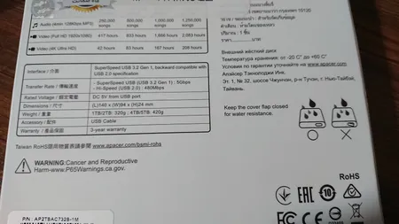 هارد اکسترنال اپیسر مدل AC732 ظرفیت 2 ترابایت