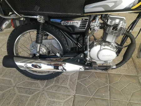 اگزوز موتور سیکلت مدل 01 مناسب برای هندا 125