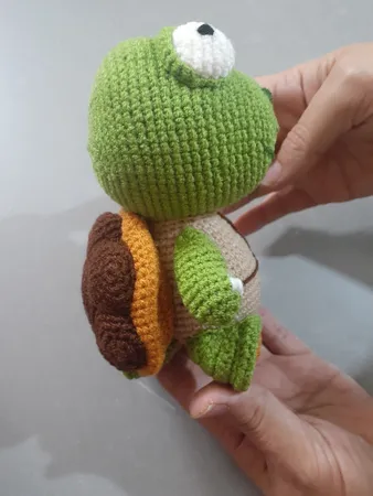 عروسک بافتنی مدل لاک پشت کد 01