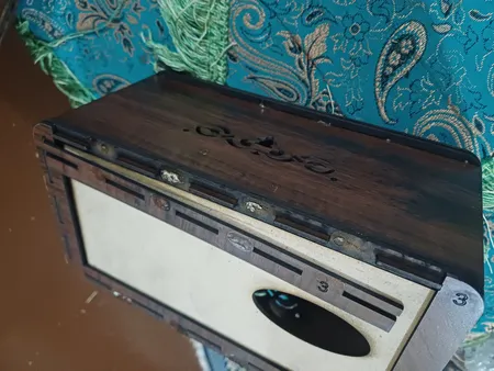 جعبه دستمال کاغذی چوب آرا مدل پنج لایه