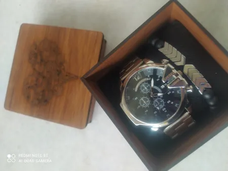 ساعت مچی عقربه‌ای مردانه مدل اسپرت شاخدار کد Dzl 3