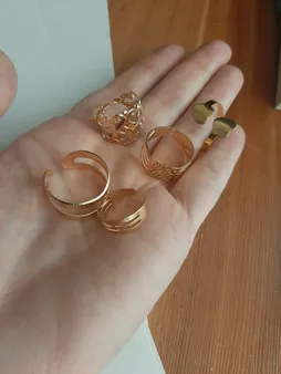 انگشتر زنانه کد Mhr-478 مجموعه 5 عددی