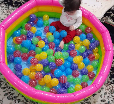 توپ استخر مدل زیبا بسته 150عددی