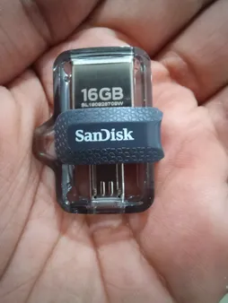 فلش مموری سن دیسک مدل Ultra Dual Drive M3.0 ظرفیت 16 گیگابایت