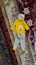 ست 3 تکه لباس نوزادی مدل بره ناقلا - YLW01