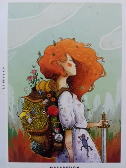 کارت پستال ماسا دیزاین طرح دختر کد POST11