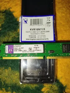 تجریه خرید رم دسکتاپ DDR3 تک کاناله 1600 مگاهرتز CL11 کینگستون مدل KVR1600D3N9/8G ظرفیت 8 گیگابایت