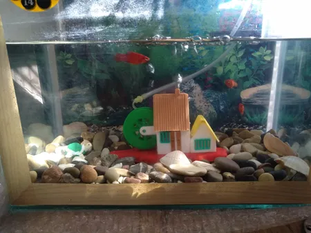 کلبه حباب ساز تزیینی آکواریوم کد 0011