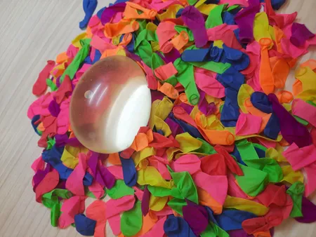 بادکنک آبی مدل واتربالن بسته ۵۰۰ عددی