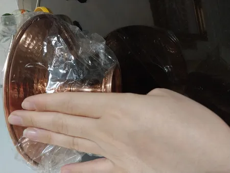 شیرینی خوری مسی کد ZH124