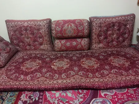 ست 7 تکه پشتی مدل شاه نشین کد 3002