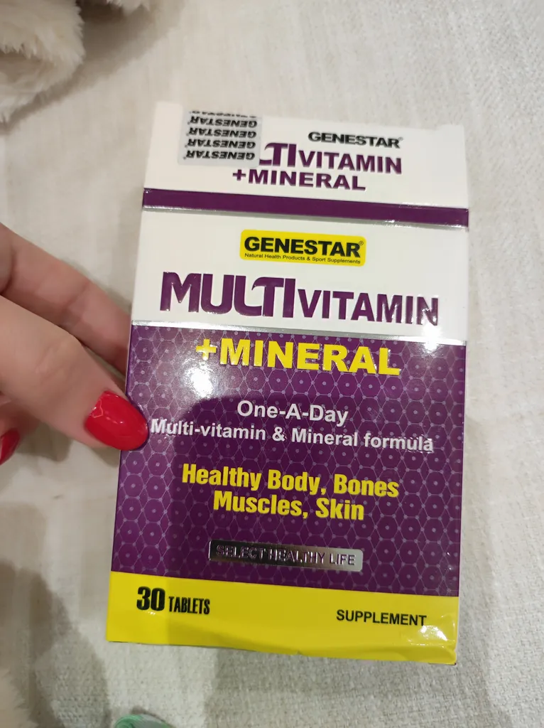 قرص مولتی ویتامین مینرال ژن استار بسته 30 عددی