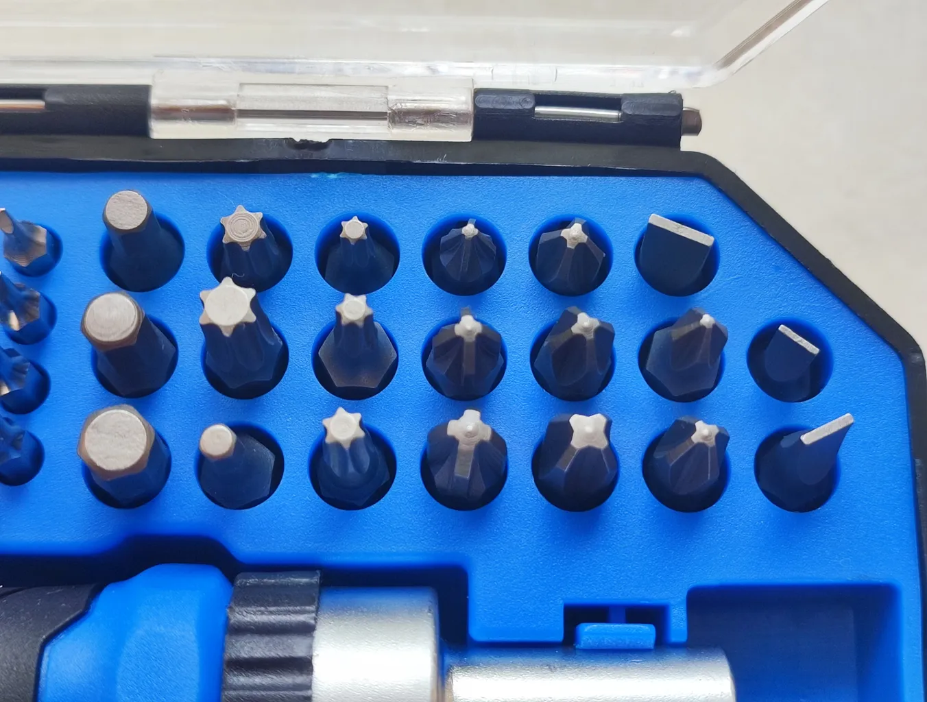 پیچ گوشتی جغجغه ای ساعتی و سری بکس ویوارکس مدل vr5565-sd مجموعه 55 عددی