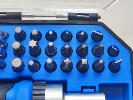 پیچ گوشتی جغجغه ای ساعتی و سری بکس ویوارکس مدل vr5565-sd مجموعه 55 عددی