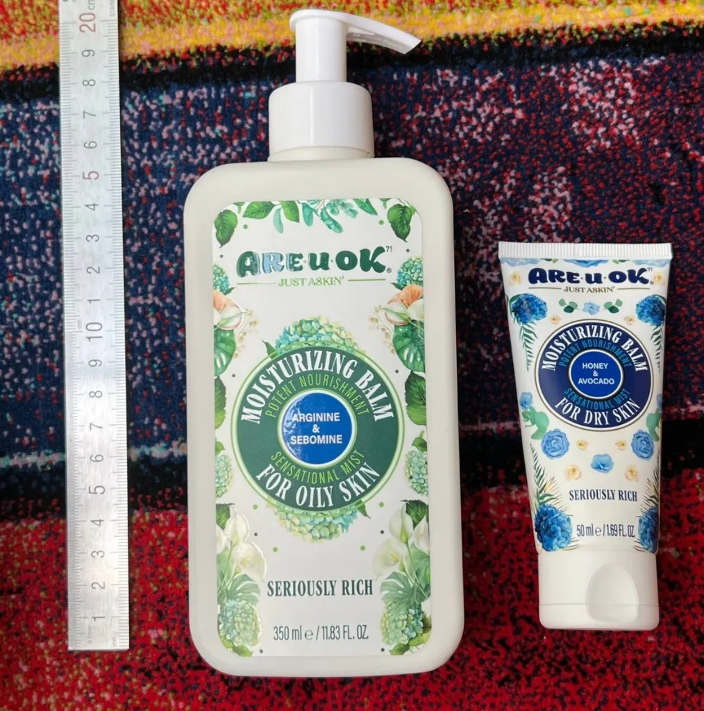 بالم مرطوب‌کننده آر یو اوکی مدل arginine and sebomine حجم 350 میلی‌لیتر