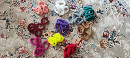 کش مو دخترانه آی جواهر مدل K103 مجموعه 50 عددی