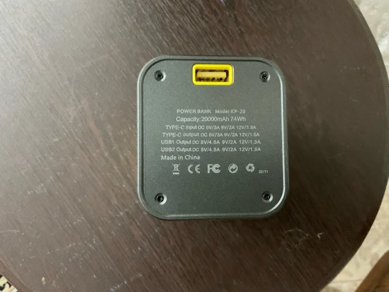 پاوربانک کلومن مدل KP-20 45W ظرفیت 20000 میلی آمپر ساعت