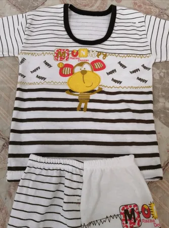 ست تی شرت و شلوار نوزاد کد 7777GH