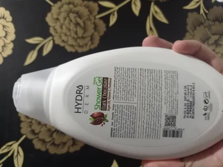 شامپو بدن کرمی هیدرودرم مدل Dark Chocolate مناسب انواع پوست حجم 500 میلی لیتر