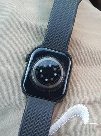 ساعت هوشمند 45 میلی‌متری کیوکویر مدل KW25 MAX series 10 با بند سیلیکونی