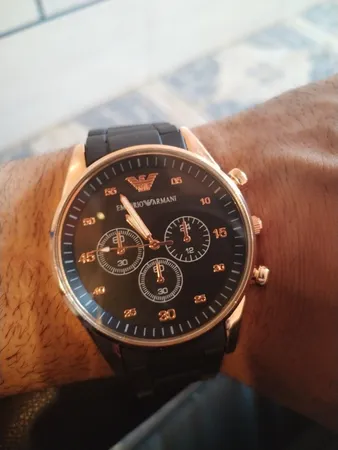 ساعت مچی عقربه ای مردانه کد Emp-Blk