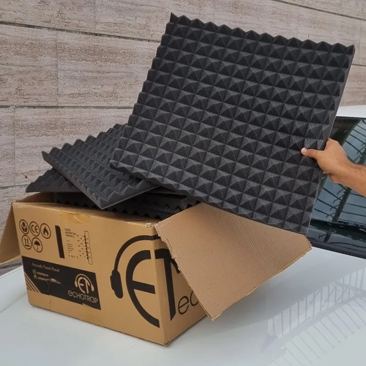 پنل آکوستیک اکوترپ مدل هرمی H50.50.3.12 بسته 12 عددی