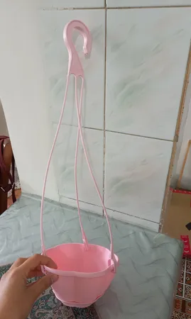 گلدان گل آذین مدل پلاستیکی آویز کد 315