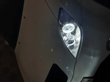 طلق چراغ جلو خودرو مدل فابریک مناسب برای تیبا بسته 2 عددی