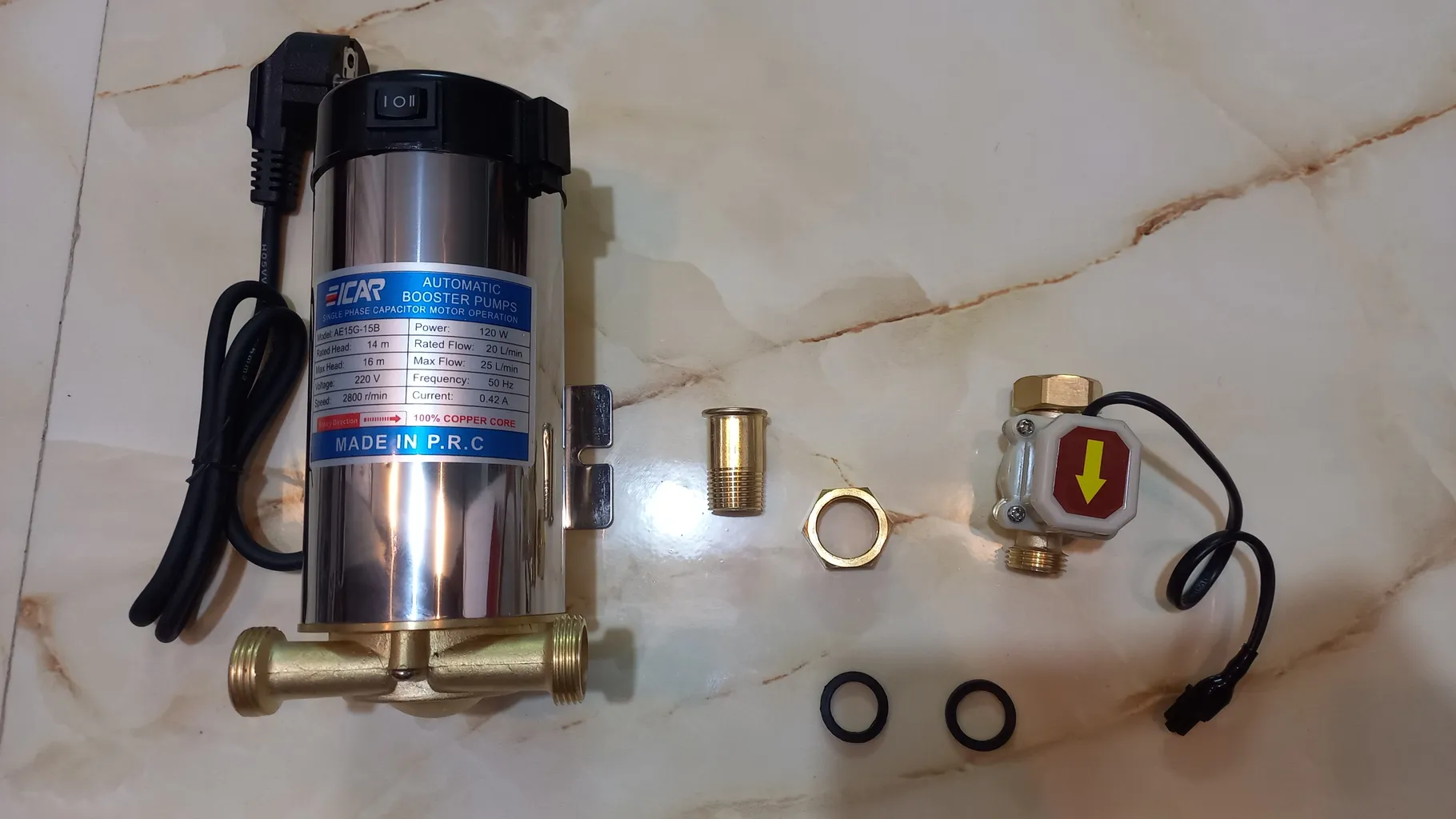 پمپ پشت ابگرم کنی ایکار مدل AE15G-15B