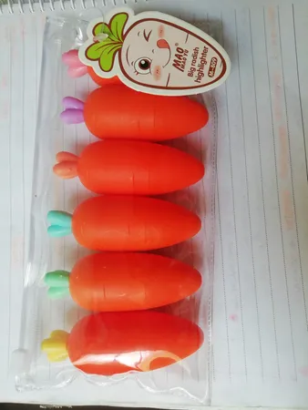 ماژیک علامت گذار مدل هویج کد 809 بسته 6 عددی