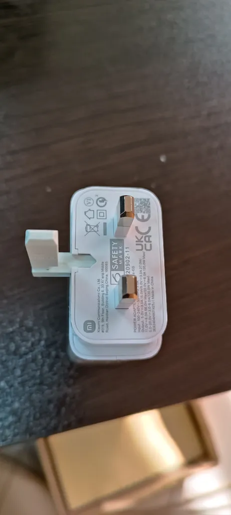 شارژر دیواری 120 وات شیائومی مدل MDY-13-EF به همراه کابل تبدیل USB-C