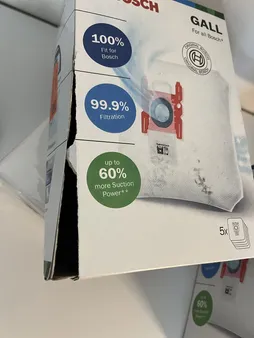 پاکت جاروبرقی بوش مدل G ALL بسته 5 عددی مناسب برای جاروبرقی های بوش تایپ G