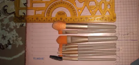 ست برس آرایشی مدل پاستیلی کد d8900 مجموعه 8 عددی