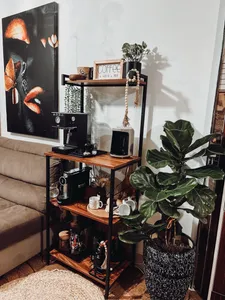 تجریه خرید شلف دیواری دیزم مدل کافی بار کد SLF_F100_60_BRN