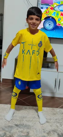 ست 5 تکه لباس ورزشی مردانه طرح النصر مدل رونالدو کد 2024