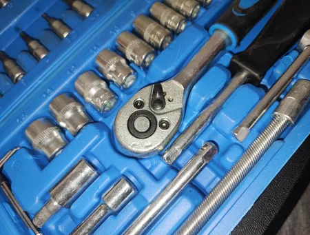 مجموعه 46 عددی آچار و سری بکس باس کد 46s