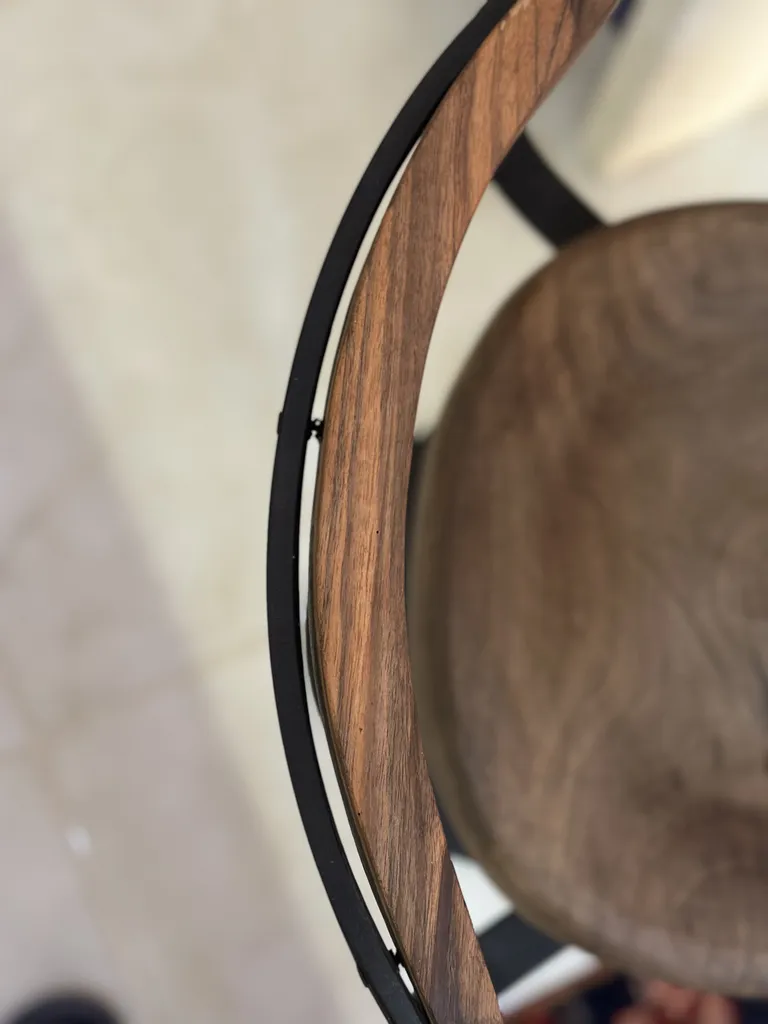 صندلی اپن مدل زیمر چوب گردو