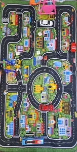 تجریه خرید زیر انداز بازی فکرآوران مدل شهر کودک سایز 70×140 سانتی متر