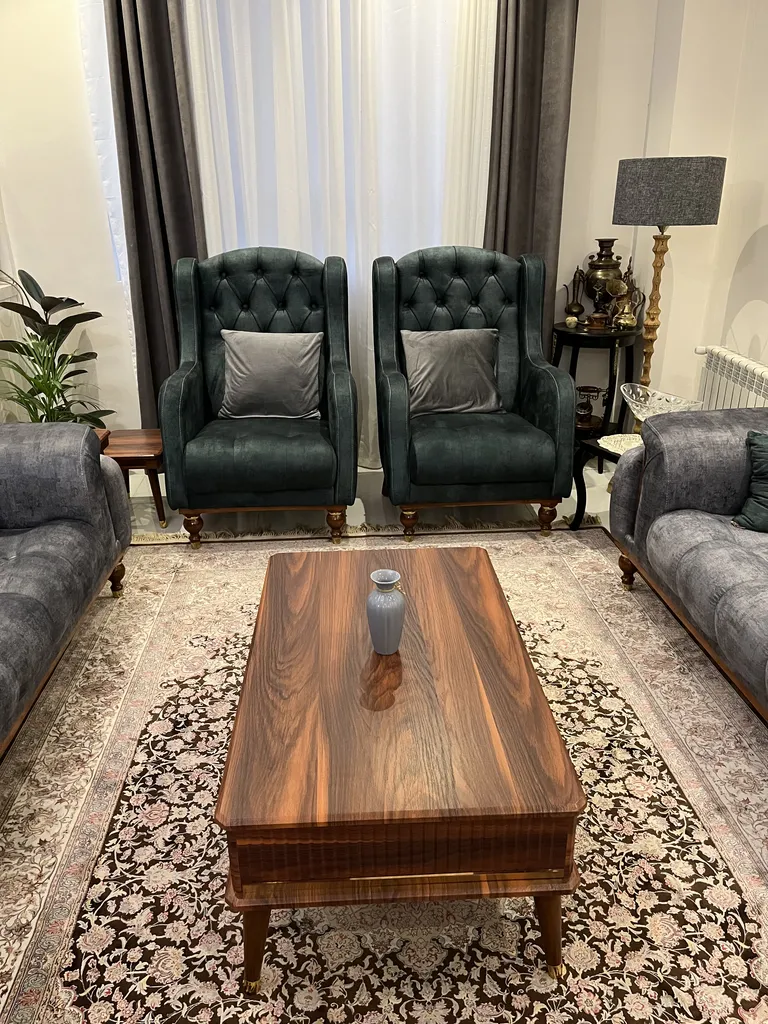 میز جلومبلی مدل آلتین مجموعه 4 عددی