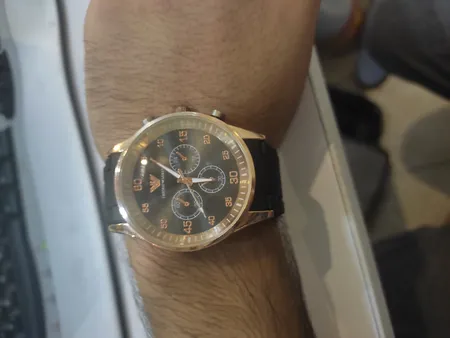 ساعت مچی عقربه ای مردانه کد Emp-Blk