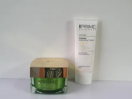 کرم مرطوب کننده بدون رنگ پرایم مدل Acnex SPF 30 حجم 50 میلی لیتر117203