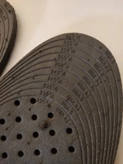 کفی طبی افزایش قد کد 001 سایز 40-46