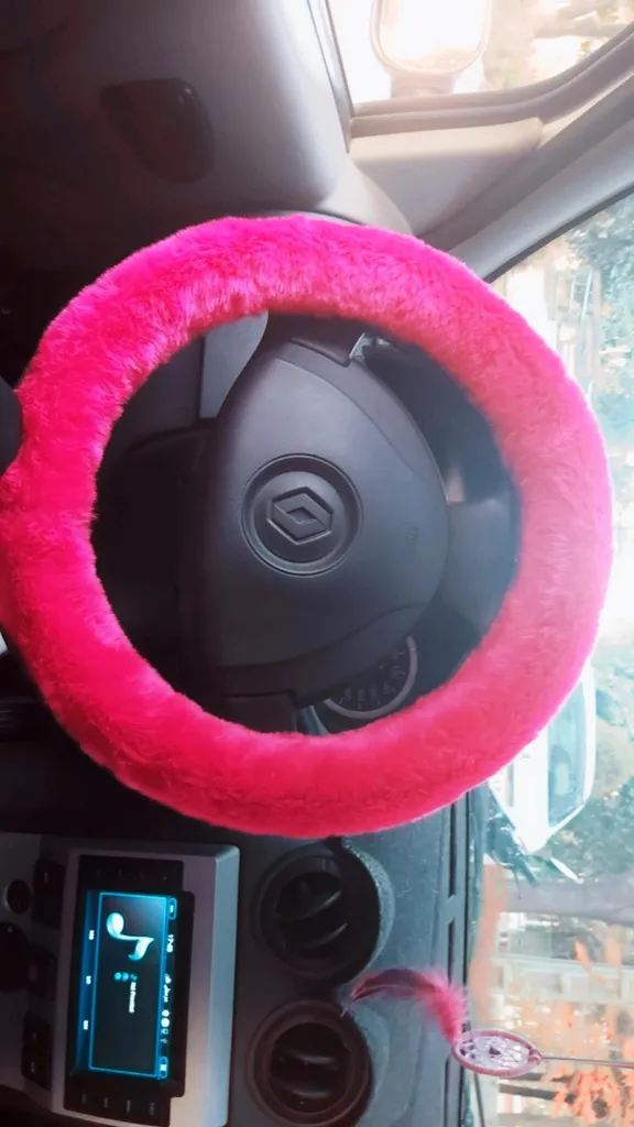 روکش فرمان تاج آریان مدل پشمالو به همراه روکش دنده و ترمز دستی